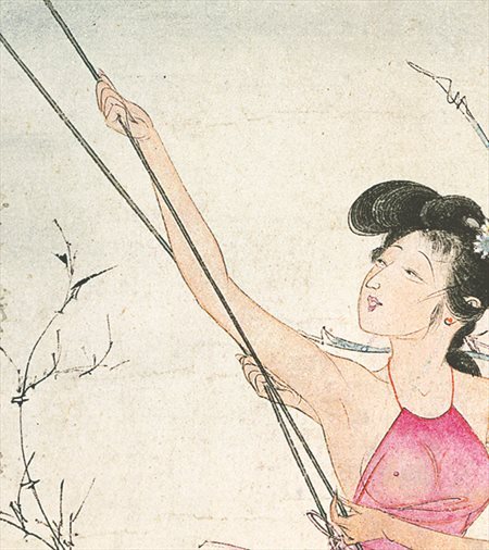 柞水县-胡也佛的仕女画和最知名的金瓶梅秘戏图
